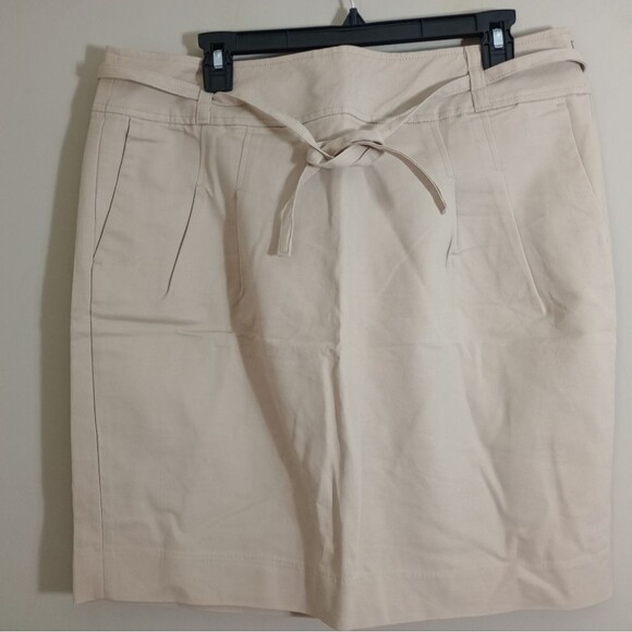 NWT A.N.A Tan Skirt With Pockets Size 14 - Picture 1 of 8